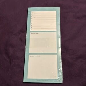 Student planner notepad